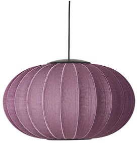 Made By Hand - Knit-Wit 57 Oval LED Lampada a Sospensione Burgundy Made By Hand