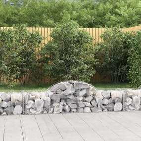 Cesti Gabbioni Ad Arco 9 Pz 200x50x40/60 Cm Ferro Zincato /