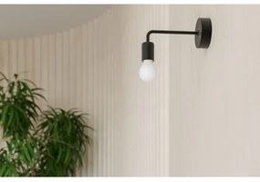 Sollux SL.1449 - Applique NORAH 1xE27/15W/230V nero