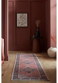 Runner lavabile bordeaux in fibra riciclata 60x230 cm Windsor - Flair Rugs