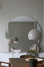 Lampada da tavolo greige con paralume in metallo (altezza totale 38 cm) Verbera – Markslöjd