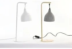 Lampada da tavolo DKD Home Decor 21 x 17 x 49 cm Metallo Cemento 220 V 50 W (2 Unità)