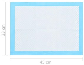 Tappetino Igienico per Cani 100 pz 45x33 cm Tessuto non Tessuto