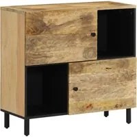 Credenza 80x33x75 cm in Legno Massello di Mango 356918