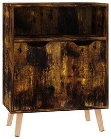 Credenza rovere fumo 60x30x72 cm in truciolato