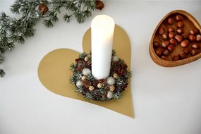 Tovaglietta in eco pelle 30x30 cm Heart Hippo – LIND DNA