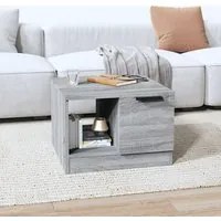 Tavolino da Salotto Grigio Sonoma 50x50x36 cm Legno Multistrato cod mxl 13079