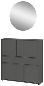 Set da corridoio color antracite Ameca 2.0 - Germania