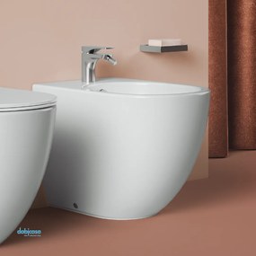 The Art Ceram "File 2.0" Bidet Terra Filo Muro Bianco Lucido