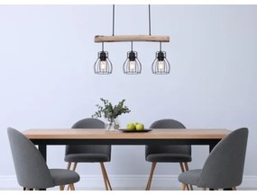 Globo 15326-3N - Lampadario a sospensione con filo MINA 3xE27/40W/230V