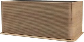 Mobile da bagno sospeso sotto lavabo L 98 x H 42 x P 50 cm tabaco laccato opaco, 1 cassetto BADEN HAUS Bohemia