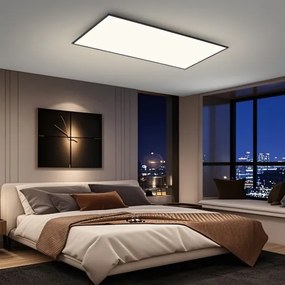 Brilagi - Plafoniera LED SLIMFRAME 80W/230V 120x60 cm 3000/4000/6000K nera