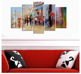 Dipinti in set di 5 pezzi 20x60 cm - Wallity