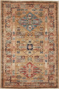 Kazak Tappeto 120 x 80 Giallo (Pakistan) Annodato A Mano