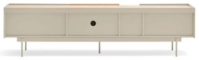 Tavolo TV beige/naturale in rovere 180x45 cm Otto - Teulat