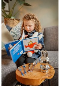 Posate per bambini in acciaio inox argento 4 pezzi Miffy - Zilverstad