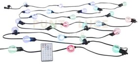 Stringa luminosa led rgb 12 lampadine e12 rgb incluse telecomando i...