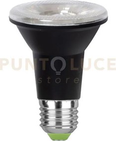 Klassic-b-par20 lampadina led par20 nera attacco e27 7w 550lm 3000k...