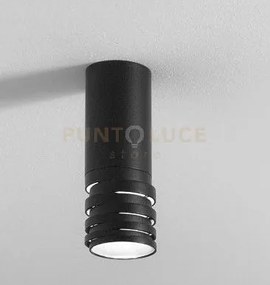 Emily p - faretto nero 1 luce attacco gu10 metallo e acrilico lampa...