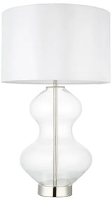 Endon 102676 - Lampada da tavolo dimmerabile KELDA 1xE27/10W/230V bianco/cromo opaco