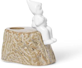 Portacandele natalizio in porcellana e gres, lunghezza 9 cm Christmas Tales - Kähler Design