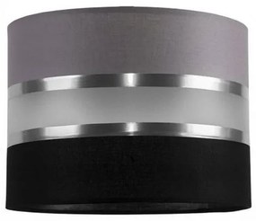 Lampadario a sospensione con filo CORAL 3xE27/60W/230V nero-grigio