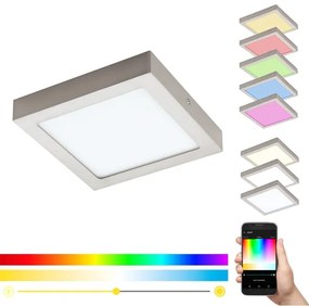 Eglo 96679 - Plafoniera dimmerabile LED RGBW FUEVA-C LED/15,6W/230V BT