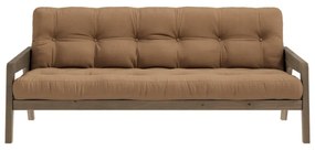 Divano letto marrone 204 cm Grab - Karup Design