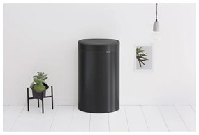 Cestino per la spazzatura in acciaio in nero opaco touch 40 l Touch Bin – Brabantia