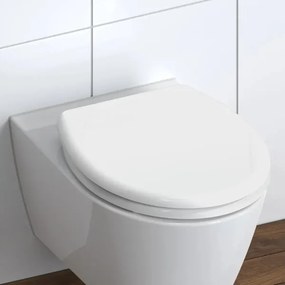 Schütte 82300-A - Sedile per WC BIANCO con chiusura SoftClose in Duroplast