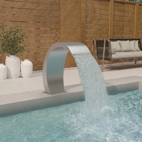 Fontana Per Piscina 22x60x70 Cm İn Acciaio Inox 304 /
