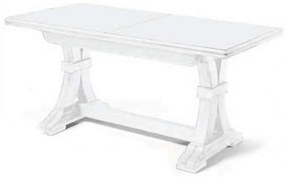 DUSTIN - tavolo da pranzo allungabile in legno massello cm 180/225/270/315/360 X 100