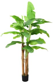 Albero Di Banane Artificiale Con Vaso 300 Cm Verde /