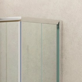Kamalu - Cabina doccia angolare 100x100 altezza 180cm K410