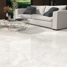 Piastrella da pavimento interno rettificato Marmi in gres porcellanato smaltato grigio 60 x 120 cm, sp 10.5 mm traffico intenso (pei 4/5) R9