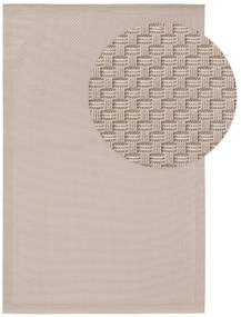 benuta Nest Tappeto per interno ed esterno Naoto Bianco 120x170 cm - Tappeto outdoor per balcone, terrazzo e giardino