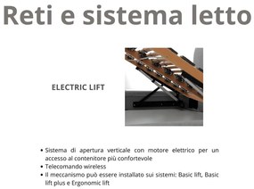 Letto Singolo  con Rotelle - Siracusa 90x190 cm