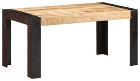 Tavolo Da Pranzo 160x80x76 Cm İn Legno Massello Di Mango /