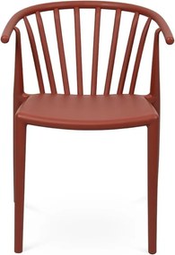 Sedia da esterno marrone in plastica Capri – Bonami Essentials