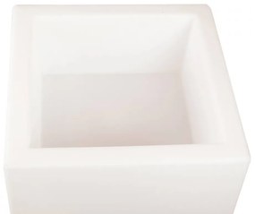 Cubo Illuminabile 40x40xH40cm, E27 Colore Bianco