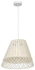 Lampadario su corda VIMINI 1xE27/40W/230V rattan