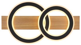 Globo 48038-40 - Plafoniera LED JAYDEN LED/40W/230V marrone