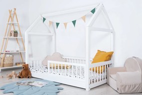 Lettino Montessori Elis bianco - 140x70 cm