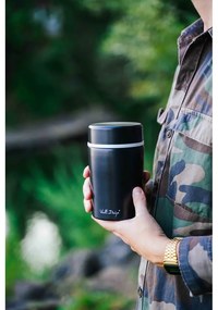 Termos da viaggio nero per il pranzo Fuori, 500 ml - Vialli Design