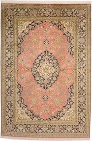Cashmere Silk Tappeto 220 x 150 (Indian) Annodato A Mano