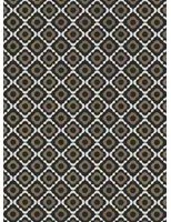 Paint & Paper Library Carta da parati Quatrefoil - Kohl metallic