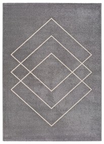 Tappeto grigio , 133 x 190 cm Breda - Universal