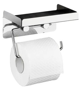 Porta carta igienica autoportante con vano portaoggetti - Wenko