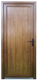 Portoncino d'ingresso Base noce L 80 x H 210 cm apertura sinistra