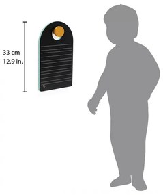 Lavagnetta portatile a due lati in legno da parete